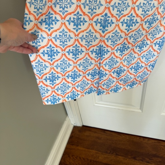 Gretchen Scott Jersey Bougie Dress East India Periwinkle Orange 33980 - Picture 11 of 16